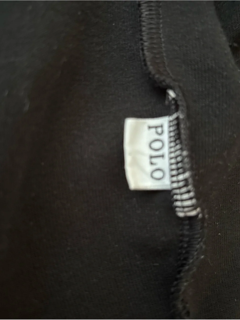 Polo by Ralph Lauren Black Full-Zip Hooded Sweater